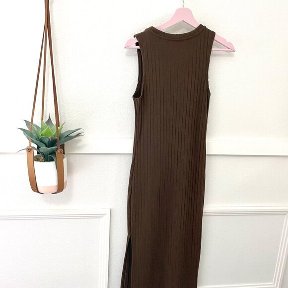 Z SUPPLY Women's Raewyn Dress Dark Chocolate Brown Size S - Picture 7 of 9